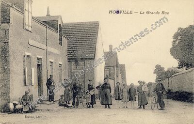 Carte postale ancienne Honville — Boisville-la-Saint-Père (Eure-et-Loir)