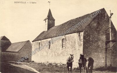 Carte postale ancienne Honville — Boisville-la-Saint-Père (Eure-et-Loir)