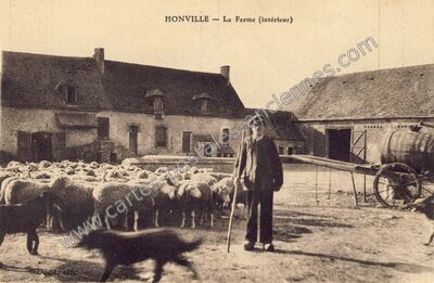 Carte postale ancienne Honville — Boisville-la-Saint-Père (Eure-et-Loir)