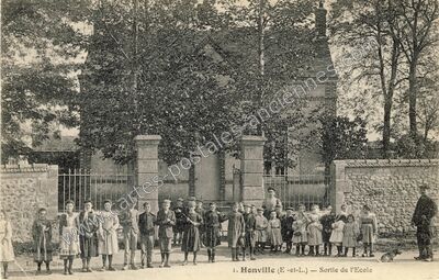 Carte postale ancienne Honville — Boisville-la-Saint-Père (Eure-et-Loir)