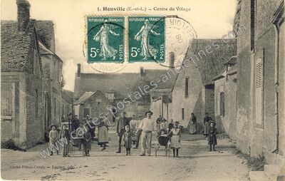 Carte postale ancienne Honville — Boisville-la-Saint-Père (Eure-et-Loir)
