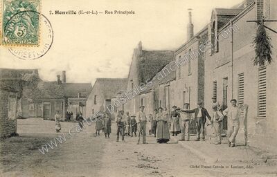 Carte postale ancienne Honville — Boisville-la-Saint-Père (Eure-et-Loir)