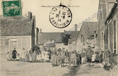 Carte postale ancienne Honville — Boisville-la-Saint-Père (Eure-et-Loir)
