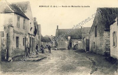 Carte postale ancienne Honville — Boisville-la-Saint-Père (Eure-et-Loir)