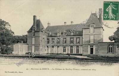Carte postale ancienne Le Château de Boullay-Thierry — Le Boullay-Thierry (Eure-et-Loir)