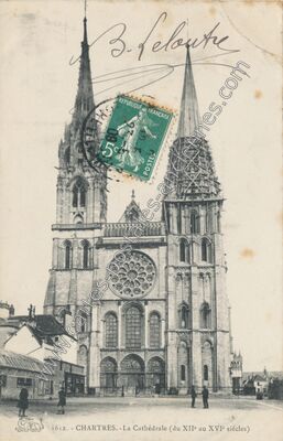 Carte postale ancienne Cathedrale de Chartres — Chartres (Eure-et-Loir)