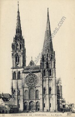Carte postale ancienne Cathedrale de Chartres — Chartres (Eure-et-Loir)