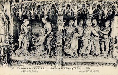 Carte postale ancienne Cathedrale de Chartres — Chartres (Eure-et-Loir)