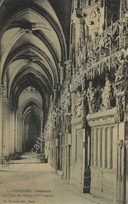 Carte postale ancienne Chartres Cat — Chartres (Eure-et-Loir)