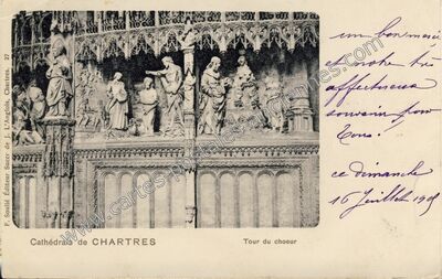 Carte postale ancienne Chartres Cat — Chartres (Eure-et-Loir)