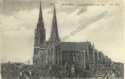 Carte postale ancienne Chartres Cat — Chartres (Eure-et-Loir)