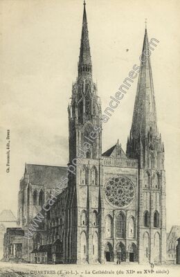 Carte postale ancienne Chartres Cat — Chartres (Eure-et-Loir)