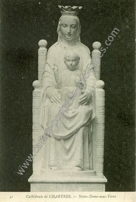 Carte postale ancienne Notre-Dame-sous-Terre — Chartres (Eure-et-Loir)