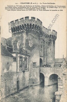 Carte postale ancienne La Porte Guillaume — Chartres (Eure-et-Loir)