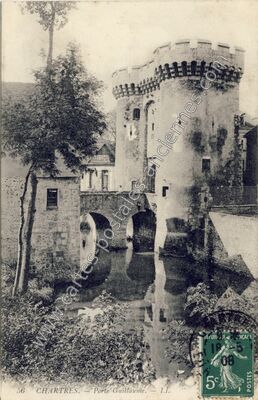 Carte postale ancienne Porte Guillaume — Chartres (Eure-et-Loir)