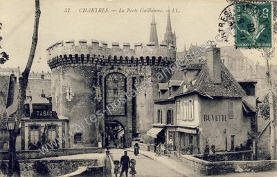 Carte postale ancienne La Porte Guillaume — Chartres (Eure-et-Loir)