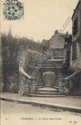 Carte postale ancienne Le Tertre Saint-Nicolas — Chartres (Eure-et-Loir)