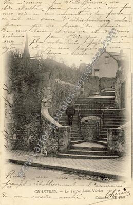 Carte postale ancienne Le Tertre Saint-Nicolas — Chartres (Eure-et-Loir)