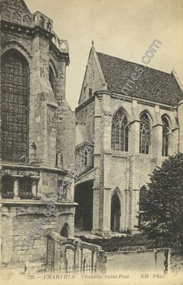 Carte postale ancienne Chapelle-Saint-Piat — Chartres (Eure-et-Loir)