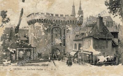 Carte postale ancienne La Porte Guillav — Chartres (Eure-et-Loir)