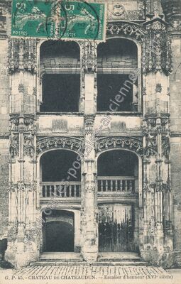 Carte postale ancienne Chateau de Chateaudun — Châteaudun (Eure-et-Loir)