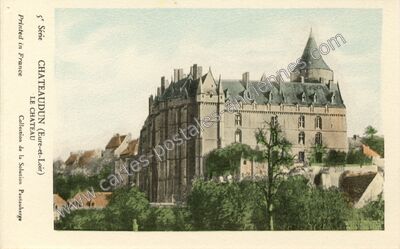 Carte postale ancienne Le Château — Châteaudun (Eure-et-Loir)