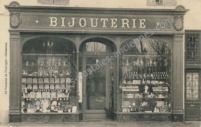 Carte postale ancienne Bijouterie — Châteaudun (Eure-et-Loir)