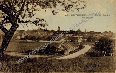 Carte postale ancienne Chateauneuf en Thimerais — Châteauneuf-en-Thymerais (Eure-et-Loir)