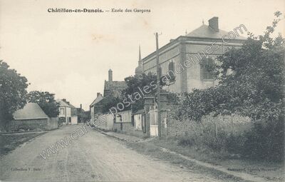 Carte postale ancienne Chatillon en Dunois