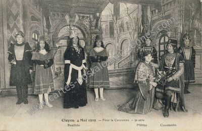 Carte postale ancienne Cloyes 1919 — Cloyes sur le Loir (Eure-et-Loir)