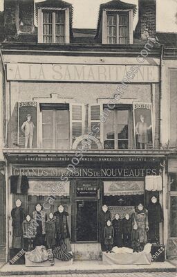 Carte postale ancienne A LA SAMARITAINE — Cloyes sur le Loir (Eure-et-Loir)