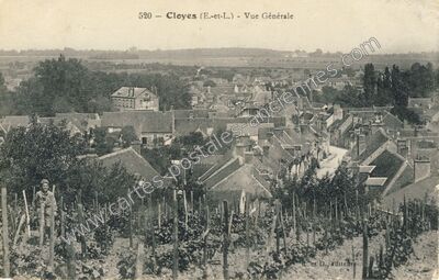 Carte postale ancienne Cloyes — Cloyes sur le Loir (Eure-et-Loir)