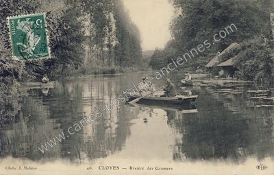 Carte postale ancienne Cloyes — Cloyes sur le Loir (Eure-et-Loir)