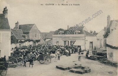 Carte postale ancienne Cloyes — Cloyes sur le Loir (Eure-et-Loir)