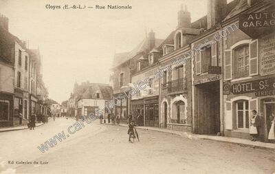 Carte postale ancienne Cloyes — Cloyes sur le Loir (Eure-et-Loir)
