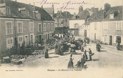 Carte postale ancienne Cloyes — Cloyes sur le Loir (Eure-et-Loir)