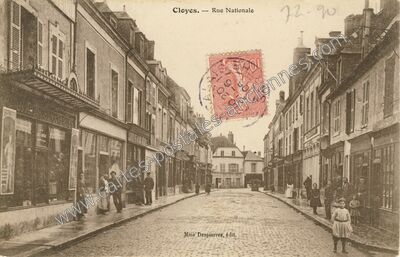 Carte postale ancienne Cloyes — Cloyes sur le Loir (Eure-et-Loir)