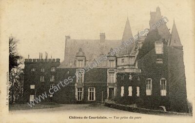 Carte postale ancienne Château de Courtalain — Courtalain (Eure-et-Loir)
