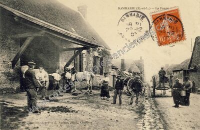 Carte postale ancienne La Forge — Dammarie (Eure-et-Loir)