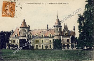 Carte postale ancienne Chateau d'Escorpain — Escorpain (Eure-et-Loir)