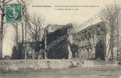 Carte postale ancienne Chateau de la Borde — La Ferté-Vidame (Eure-et-Loir)