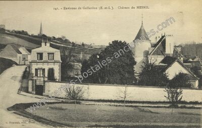 Carte postale ancienne Château du MESNIL — Gallardon (Eure-et-Loir)