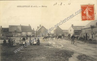 Carte postale ancienne Marray — Guilleville (Eure-et-Loir)