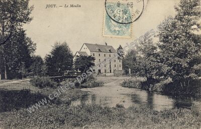 Carte postale ancienne Le Moulin — Jouy (Eure-et-Loir)