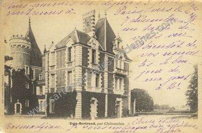 Carte postale ancienne Bois Bertrans — Lanneray (Eure-et-Loir)