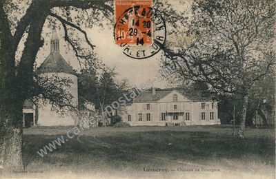 Carte postale ancienne Chateau de Bourgoin — Lanneray (Eure-et-Loir)