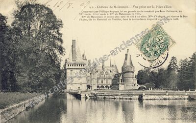 Carte postale ancienne Chateau de Maintenon — Maintenon (Eure-et-Loir)