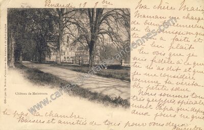 Carte postale ancienne Chateau de Maintenon — Maintenon (Eure-et-Loir)
