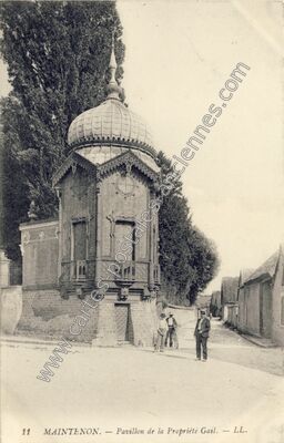 Carte postale ancienne Pavillon de la Propriété Gail — Maintenon (Eure-et-Loir)