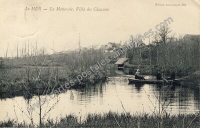 Carte postale ancienne La Motteraie. Villa des Chaumes — Le Mee (Eure-et-Loir)